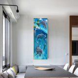 Full Large Diamond Painting kit - Dolphins