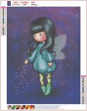 Full Diamond Painting kit - Gorjuss girl - Bubble Fairy