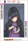 Full Diamond Painting kit - Gorjuss girl - We Can All Shine