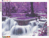 Full Diamond Painting kit - Beautiful waterfall view