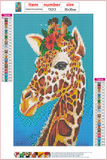 Full Diamond Painting kit - Giraffe