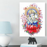 Crystal Rhinestone Diamond Painting Ki - Elephant Trunk Buddha - Hibah-Diamond painting art studio