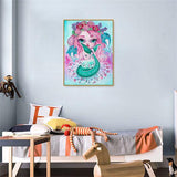 Crystal Rhinestone Diamond Painting Ki - Mermaid - Hibah-Diamond painting art studio