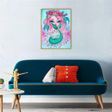 Crystal Rhinestone Diamond Painting Ki - Mermaid - Hibah-Diamond painting art studio