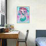 Crystal Rhinestone Diamond Painting Ki - Mermaid - Hibah-Diamond painting art studio