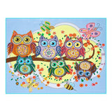 Crystal Rhinestone Diamond Painting Ki - Owl