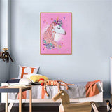 Crystal Rhinestone Diamond Painting Ki - Unicorn - Hibah-Diamond painting art studio