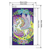 Crystal Rhinestone Diamond Painting Ki - Unicorn - Hibah-Diamond painting art studio