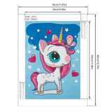 Crystal Rhinestone Diamond Painting Ki - Unicorn - Hibah-Diamond painting art studio