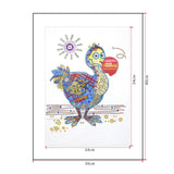 Crystal Rhinestone Diamond Painting Kit - A cock - Hibah-Diamond painting art studio