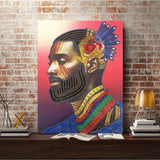 Crystal Rhinestone Diamond Painting Kit - African man - Hibah-Diamond painting art studio