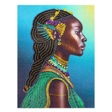 Crystal Rhinestone Diamond Painting Kit - African women