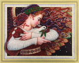 Crystal Rhinestone Diamond Painting Kit - Angel holding dove (16x20inch)