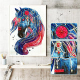 Crystal Rhinestone Diamond Painting Kit - Animal horse - Hibah-Diamond painting art studio
