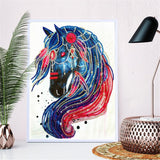 Crystal Rhinestone Diamond Painting Kit - Animal horse - Hibah-Diamond painting art studio