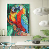 Crystal Rhinestone Diamond Painting Kit - Animal Parrot - Hibah-Diamond painting art studio