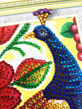 Crystal Rhinestone Diamond Painting Kit - Animal peacock - Hibah-Diamond painting art studio
