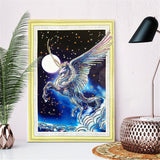 Crystal Rhinestone Diamond Painting Kit - Animal Pegasus - Hibah-Diamond painting art studio
