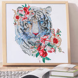 Crystal Rhinestone Diamond Painting Kit - Animal Tiger - Hibah-Diamond painting art studio