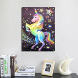 Crystal Rhinestone Diamond Painting Kit - Animal Unicorn - Hibah-Diamond painting art studio