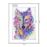 Crystal Rhinestone Diamond Painting Kit - Animal wolf - Hibah-Diamond painting art studio