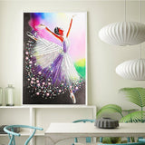 Crystal Rhinestone Diamond Painting Kit - Ballet dancer - Hibah-Diamond painting art studio