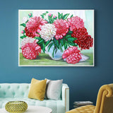 Crystal Rhinestone Diamond Painting Kit - Beautiful flower - Hibah-Diamond painting art studio