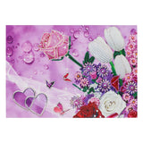 Crystal Rhinestone Diamond Painting Kit - Beautiful flowers - Hibah-Diamond painting art studio