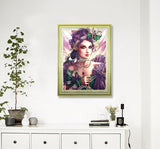 Crystal Rhinestone Diamond Painting Kit - Beautiful girl (16x20inch) - Hibah-Diamond painting art studio