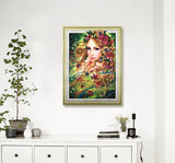 Crystal Rhinestone Diamond Painting Kit - Beautiful girl (16x20inch) - Hibah-Diamond painting art studio