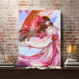 Crystal Rhinestone Diamond Painting Kit - Beautiful girl - Hibah-Diamond painting art studio
