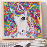 Crystal Rhinestone Diamond Painting Kit - Beautiful Unicorn - Hibah-Diamond painting art studio