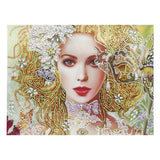 Crystal Rhinestone Diamond Painting Kit - Beautiful woman