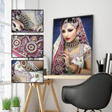Crystal Rhinestone Diamond Painting Kit - Beautiful woman - Hibah-Diamond painting art studio