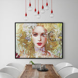 Crystal Rhinestone Diamond Painting Kit - Beautiful woman - Hibah-Diamond painting art studio