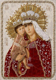 Crystal Rhinestone diamond Painting Kit - Blessed Virgin Mary and Jesus - Hibah-Diamond painting art studio