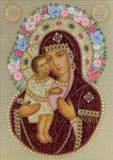 Crystal Rhinestone diamond Painting Kit - Blessed Virgin Mary and Jesus - Hibah-Diamond painting art studio