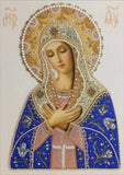 Crystal Rhinestone diamond Painting Kit - Blessed Virgin Mary - Hibah-Diamond painting art studio