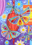 Crystal Rhinestone Diamond Painting Kit - Butterflies and dragonflies - Hibah-Diamond painting art studio