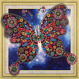 Crystal Rhinestone Diamond Painting Kit - Butterfly (16x16inch)