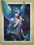 Crystal Rhinestone Diamond Painting Kit - Butterfly Elf (16x20inch) - Hibah-Diamond painting art studio