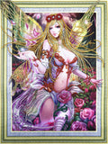 Crystal Rhinestone Diamond Painting Kit - Butterfly Elf (16x20inch)