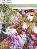 Crystal Rhinestone Diamond Painting Kit - Butterfly Elf (16x20inch) - Hibah-Diamond painting art studio