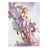 Crystal Rhinestone Diamond Painting Kit - Butterfly Girl (16x20inch)