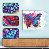 Crystal Rhinestone Diamond Painting Kit - Butterfly - Hibah-Diamond painting art studio