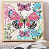 Crystal Rhinestone Diamond Painting Kit - Butterfly - Hibah-Diamond painting art studio