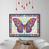 Crystal Rhinestone Diamond Painting Kit - Butterfly - Hibah-Diamond painting art studio