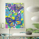 Crystal Rhinestone Diamond Painting Kit - Butterfly - Hibah-Diamond painting art studio