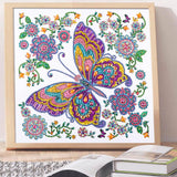 Crystal Rhinestone Diamond Painting Kit - Butterfly - Hibah-Diamond painting art studio