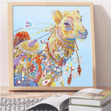 Crystal Rhinestone Diamond Painting Kit - Camel - Hibah-Diamond painting art studio